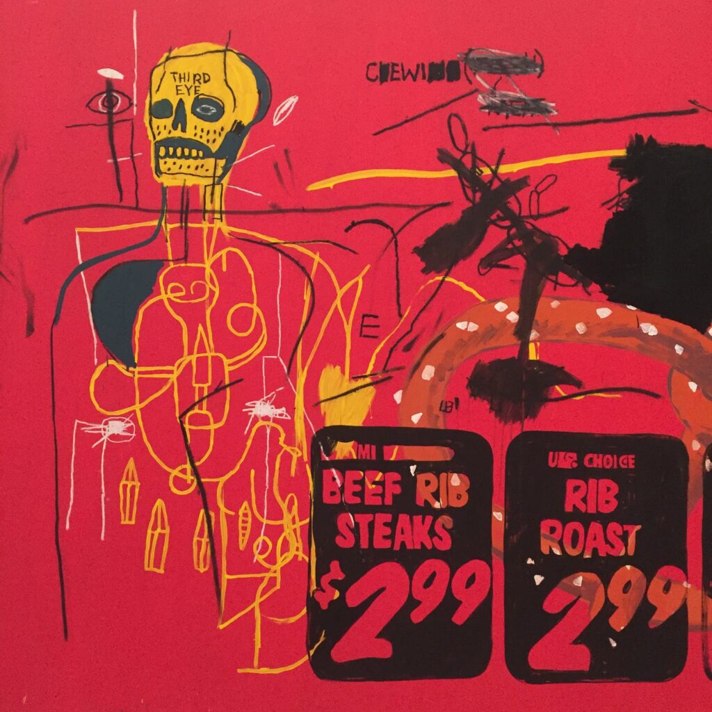 Andy Warhol x Jean-Michel Basquiat, Third Eye (1985)